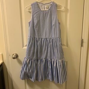 J Crew Striped Babydoll Dress